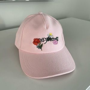 Off-White Embroidered Canvas Baseball Cap